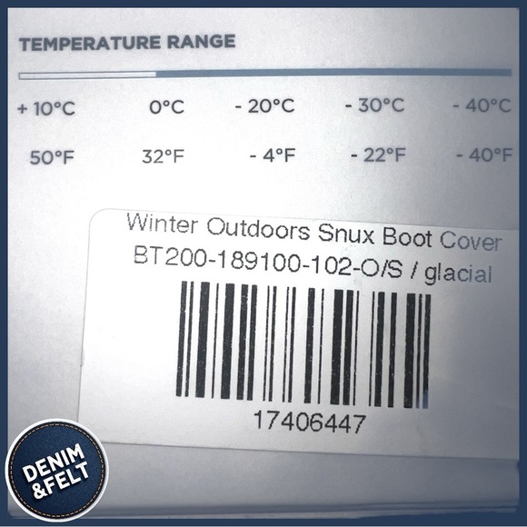 MadHappy Adults Unisex Thermal Ski Boot Cover | White and Blue | NEW/NIB 🎿⛷️🚡 - Picture 9 of 16